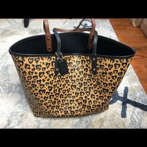 Coach reversible tote